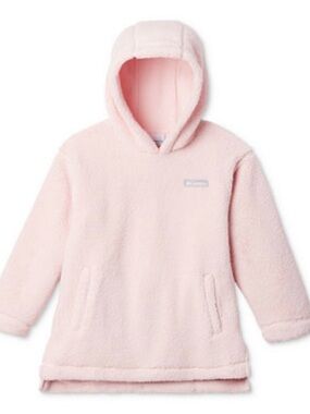Columbia girls West bend size S (7/8) Light Pink Sherpa Hoodie